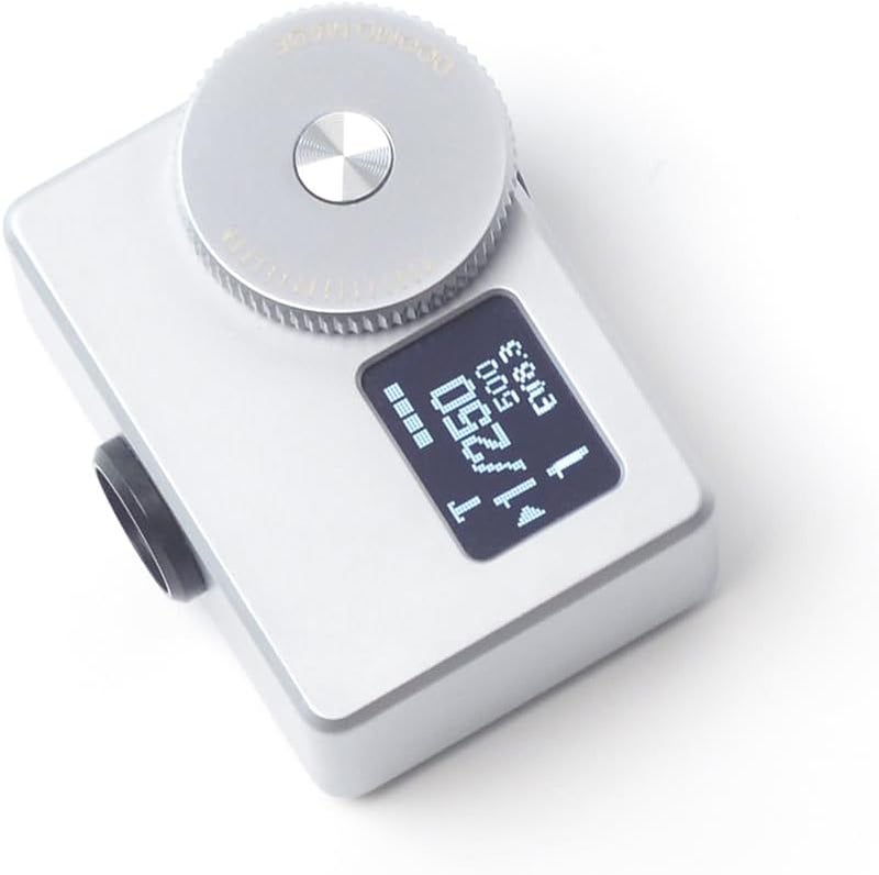 DOOMO MADE OLED Light Meter, Meter S Brass Version, New Screen Design, Real-time Metering and One-Button Metering for Vintage Cameras (Chrome) - Image 5